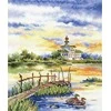 MP Studia Beldizart Kryželiu siuvinėjimo rinkinys „Ryto harmonija“ 20x16 cm SNV-916