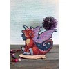 MP Studia Beldizart Kryželiu siuvinėjimo rinkinys ant plastikinio drobės "Midnight Dragon" 12x15 cm SR-889