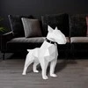 Beldizart WIZARDI 3D popieriaus modeliai Bull terrier PP-2BLT-WHT
