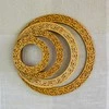Embroidery Craft BOBKOVA ANNA FOP, reg. Nr. 2917408480 Žiedas su magnetais 18 cm (Ąžuolas) PM-017-1818O