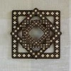 Embroidery Craft BOBKOVA ANNA FOP, reg. Nr. 2917408480 Žiedas su magnetais 14x14 cm (Wenge) PM-019-1414W
