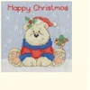 Bothy Threads Cross stitch "Christmas Card - Polar Pals" XMAS70 10x10 cm