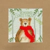 Bothy Threads Cross stitch "Christmas Card - Xmas Bear" XMAS9 10x10 cm