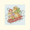 Bothy Threads Cross stitch "Christmas Card - Hold Tight" XMAS80 10 xx 10 cm