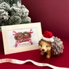 Bothy Threads Cross stitch "Christmas Card - Sledgehogs" XMAS76 16x10 cm