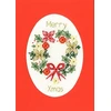 Bothy Threads Cross stitch "Christmas Card - Christmas Wreath" XMAS44 9x13 cm