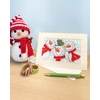 Bothy Threads Cross stitch "Christmas Card - Snowman Selfie" XMAS95 16x10 cm