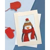 Bothy Threads Cross stitch "Christmas Card - My Little Pudding" XMAS93 10x16 cm
