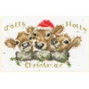 Bothy Threads Cross stitch "Christmas Card - Jolly Holly" XMAS75 16x10 cm