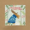 Bothy Threads Cross stitch "Christmas Card - Xmas Moose" XMAS7 10x10 cm