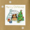 Bothy Threads Cross stitch "Christmas Card - Winter Woof" XMAS25 10x10 cm
