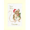 Bothy Threads Cross stitch "Christmas Card - 'Tis The Season" XMAS56 10x16 cm