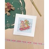 Bothy Threads Cross stitch "Christmas Card - Hold Tight" XMAS80 10 xx 10 cm