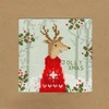 Bothy Threads Cross stitch "Christmas Card - Xmas Deer" XMAS12 10x10 cm