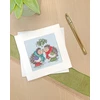 Bothy Threads Cross stitch "Christmas Card - Christmas Kiss" XMAS79 10 xx 10 cm