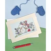 Bothy Threads Cross stitch "Christmas Card - Hat, Scarf, Gloves!" XMAS77 16 xx 10 cm