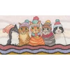 Bothy Threads Cross stitch kit "A Cosy Clowder" XEB2 32x18 cm