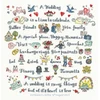 Bothy Threads Cross stitch kit "A Wedding Is Many Things" XAL10 33x34 cm