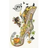 Bothy Threads Cross stitch kit "All Hallows' Party" XSK14 17x28 cm