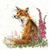 Bothy Threads Cross stitch kit "Amongst the Foxgloves" XHD8 26x26 cm