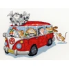 Bothy Threads Cross stitch kit "Are We There Yet?" XMS1 36x28 cm