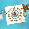 Bothy Threads Cross stitch kit "Beside The Seaside" XAL14 26x26 cm