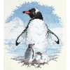 Bothy Threads Cross stitch kit "Birds - Penguins And Chicks" DWPN01 15.5x14 cm