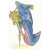 Bothy Threads Cross stitch kit "Blues And Sole" XSK25 21x30 cm