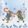 Bothy Threads Cross stitch kit "Candy Cane Capers" XSS35 26x26 cm