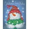 Bothy Threads Cross stitch kit "Catching Snowflakes" XX25 14.5x18 cm