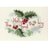 Bothy Threads Cross stitch kit "Christmas Card - The Holly And The Ivy" DWCDX22 13.3x9 cm