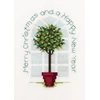 Bothy Threads Cross stitch kit "Christmas Card -" Holly Tree" DWCDX32 9x13.3 cm