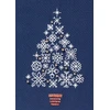 Bothy Threads Cross stitch kit "Christmas Card - Snowflake Tree" DWCDX54 9x13.3 cm