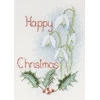 Bothy Threads Cross stitch kit "Christmas Card - Snowdrops" DWCDX51 9x13.3 cm