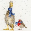 Bothy Threads Cross stitch kit "Christmas Scarves" XHD54 26x26 cm