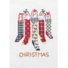 Bothy Threads Cross stitch kit "Christmas Card - Christmas Stockings" DWCDX40 9x13.3 cm