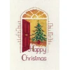 Bothy Threads Cross stitch kit "Christmas Card - Warm Welcome" DWCDX34 9x13.3 cm