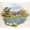 Bothy Threads Cross stitch kit "Countryside - Lakeside Farm" DWCON08 20x17 cm