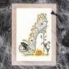 Bothy Threads Cross stitch kit "Gossamer Slipper" XSK6 21x28 cm