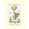 Bothy Threads Cross stitch kit "Greeting Card - Up, Up And Away" XGC66 10x16 cm