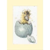 Bothy Threads Cross stitch kit "Greeting Card - Peek-a-boo" XGC48 10x16 cm