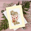 Bothy Threads Cross stitch kit "Greeting Card - Hammy Anniversary" XGC44 10x16 cm