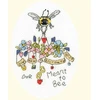 Bothy Threads Cross stitch kit "Greeting Card - Meant To Bee" XGC29 9x13 cm