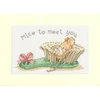 Bothy Threads Cross stitch kit "Greeting Card - Mice To Meet You" XGC65 16x10 cm