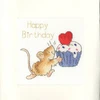 Bothy Threads Cross stitch kit "Greeting Card - Sprinkles On Top" XGC22 10x10 cm