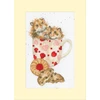 Bothy Threads Cross stitch kit "Greeting Card - Hammy Anniversary" XGC44 10x16 cm
