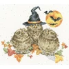 Bothy Threads Cross stitch kit "Happy Owl-o-ween" XHD145 33x29 cm