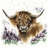 Bothy Threads Cross stitch kit "Highland Heathers" XHD9 26x26 cm