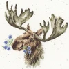 Bothy Threads Cross stitch kit "It Moose Be Love" XHD108 26x26 cm