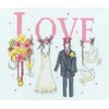 Bothy Threads Cross stitch kit "It Must Be Love" XKTB16 26x22 cm